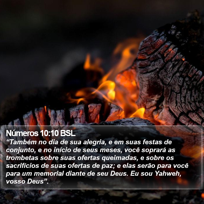 Números 10:10 BSL Bible Study