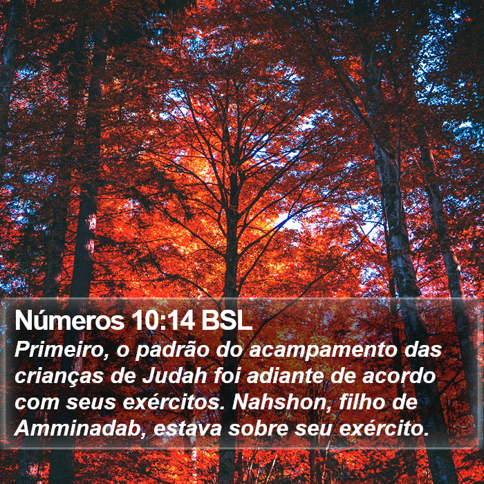 Números 10:14 BSL Bible Study