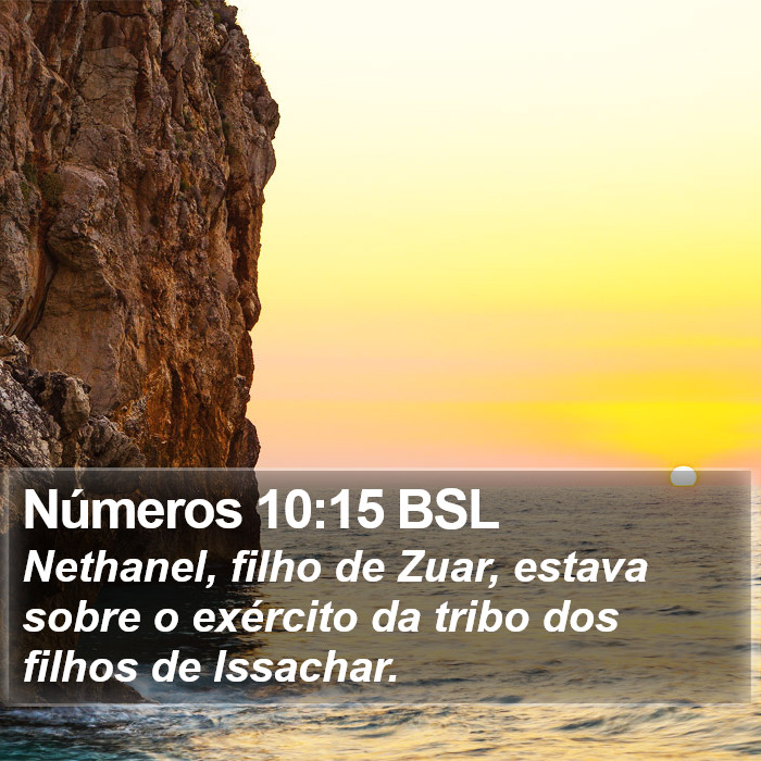 Números 10:15 BSL Bible Study