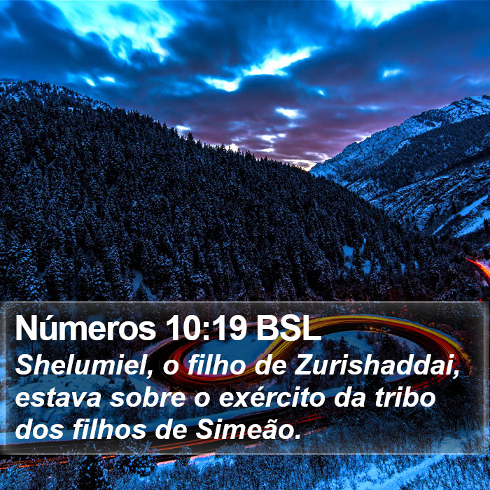 Números 10:19 BSL Bible Study