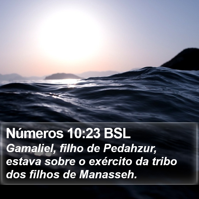 Números 10:23 BSL Bible Study