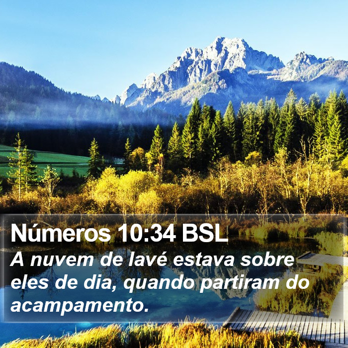 Números 10:34 BSL Bible Study