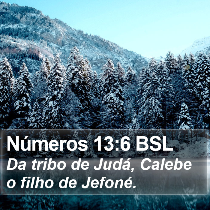 Números 13:6 BSL Bible Study