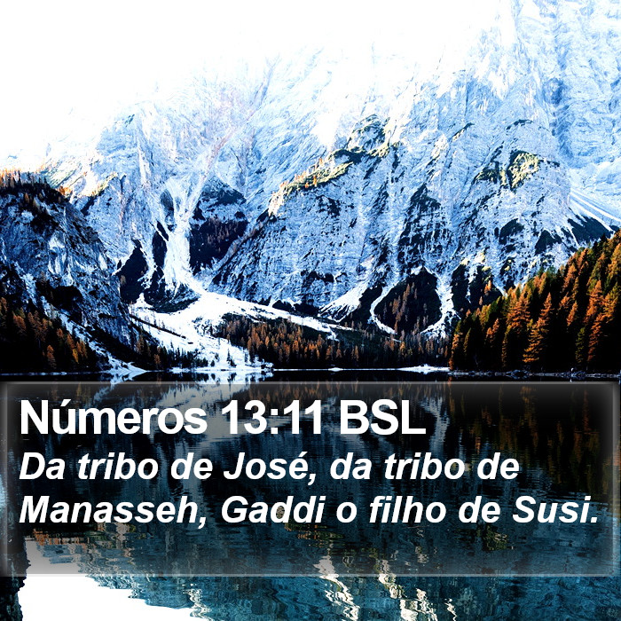 Números 13:11 BSL Bible Study