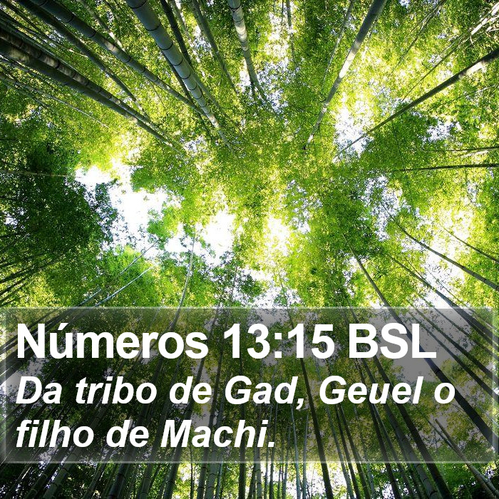Números 13:15 BSL Bible Study