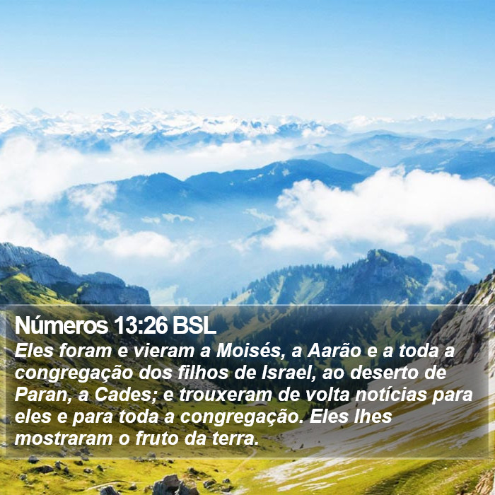Números 13:26 BSL Bible Study