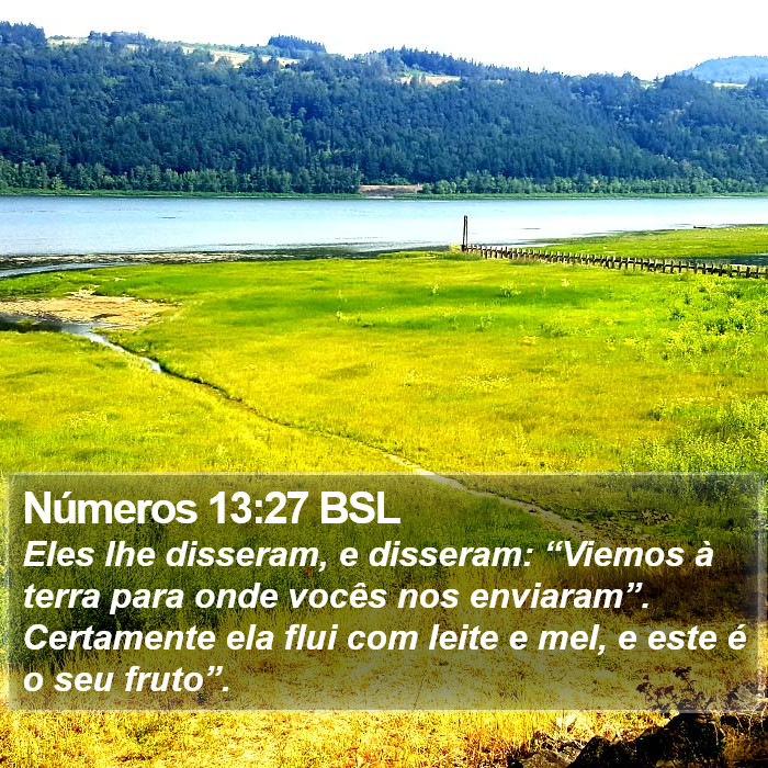 Números 13:27 BSL Bible Study