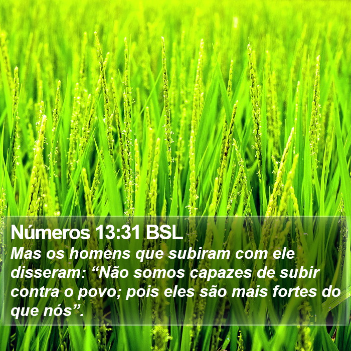 Números 13:31 BSL Bible Study