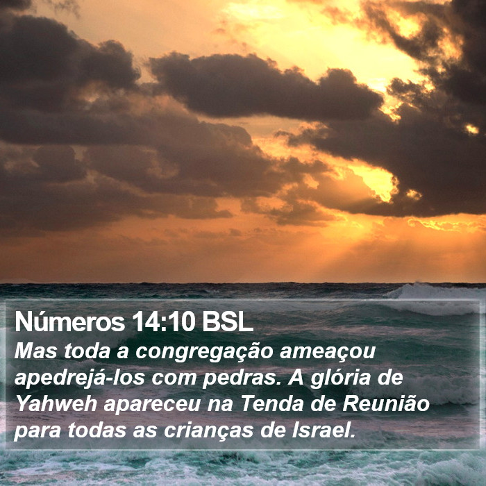 Números 14:10 BSL Bible Study