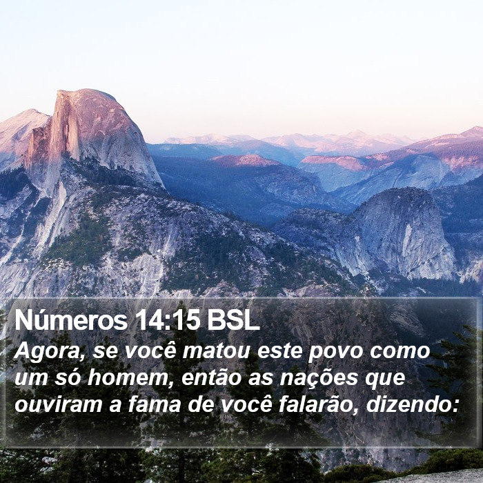 Números 14:15 BSL Bible Study