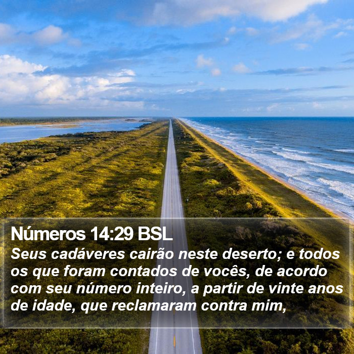 Números 14:29 BSL Bible Study