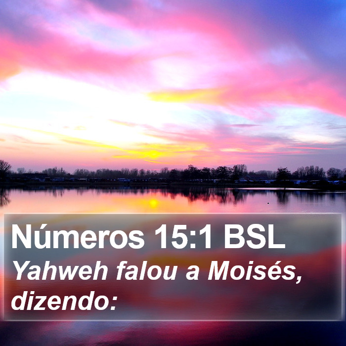 Números 15:1 BSL Bible Study