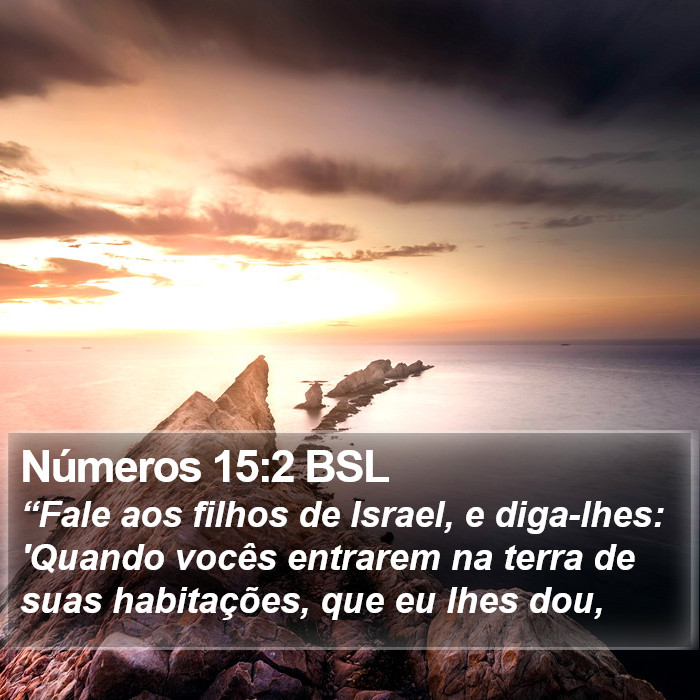 Números 15:2 BSL Bible Study