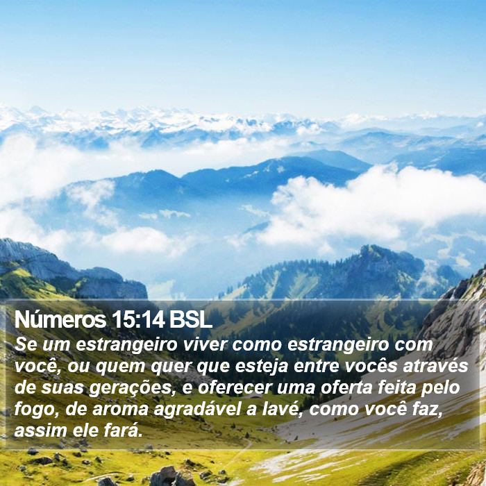 Números 15:14 BSL Bible Study