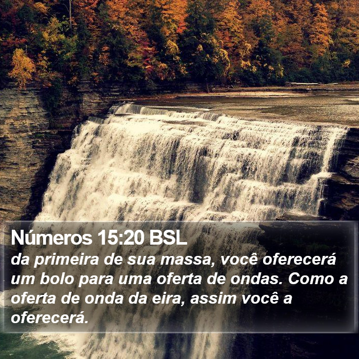 Números 15:20 BSL Bible Study