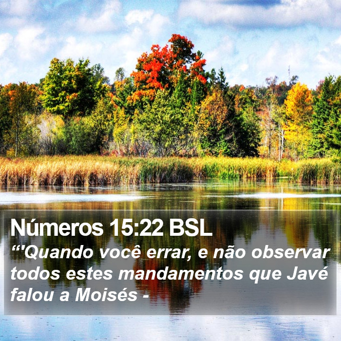 Números 15:22 BSL Bible Study