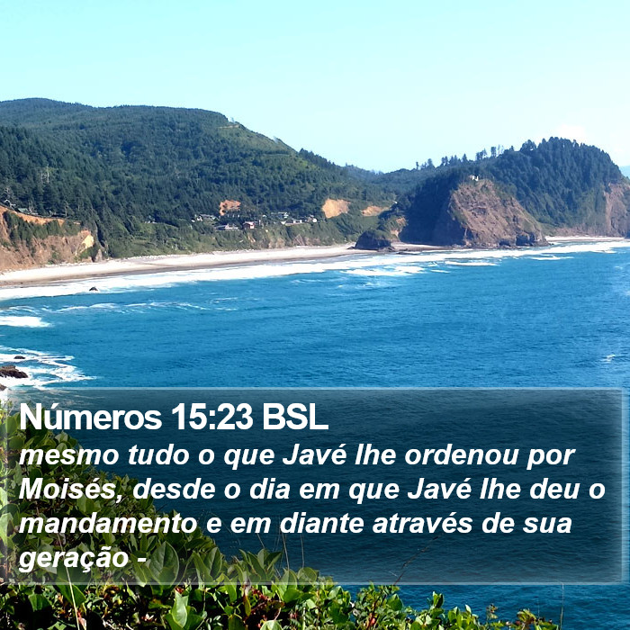 Números 15:23 BSL Bible Study