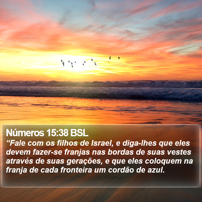 Números 15:38 BSL Bible Study