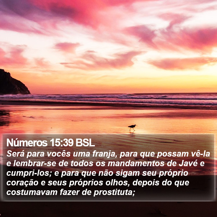 Números 15:39 BSL Bible Study