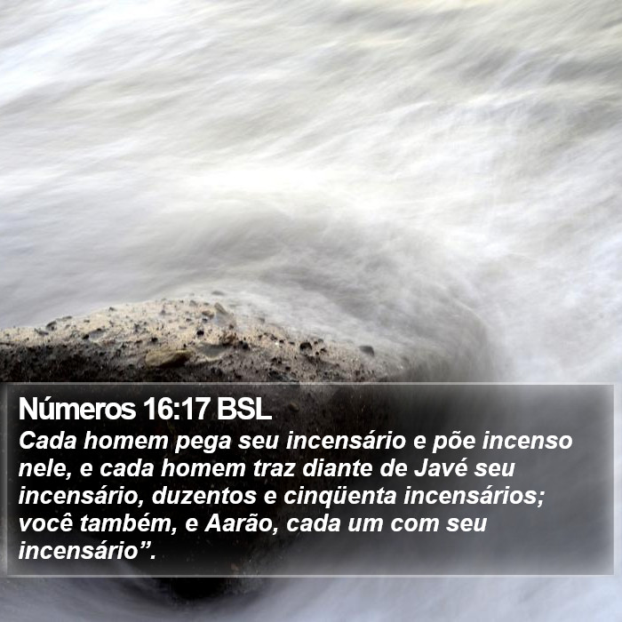 Números 16:17 BSL Bible Study