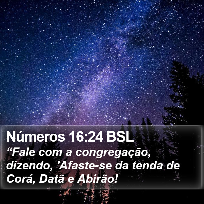 Números 16:24 BSL Bible Study