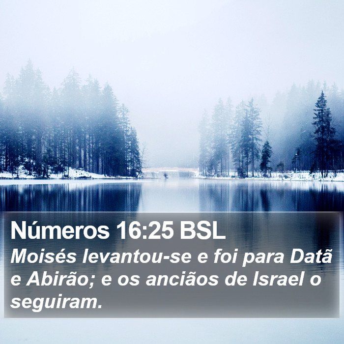 Números 16:25 BSL Bible Study