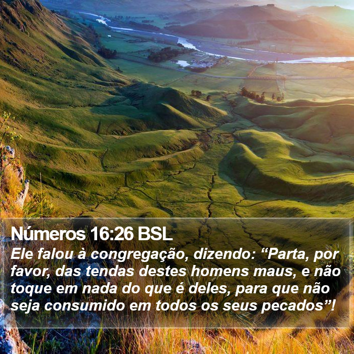 Números 16:26 BSL Bible Study