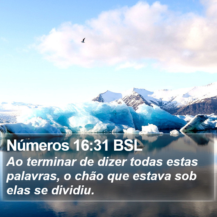 Números 16:31 BSL Bible Study