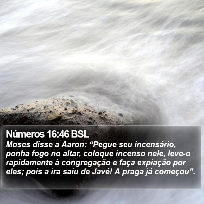 Números 16:46 BSL Bible Study