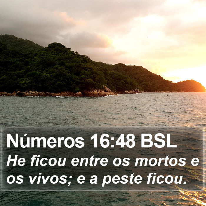 Números 16:48 BSL Bible Study