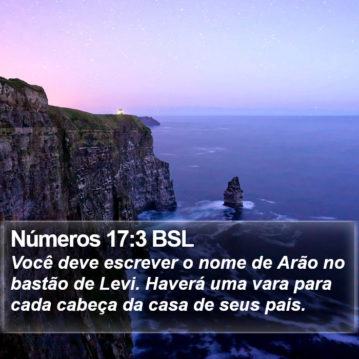 Números 17:3 BSL Bible Study
