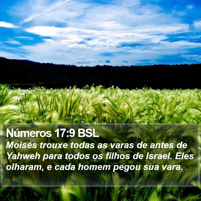 Números 17:9 BSL Bible Study