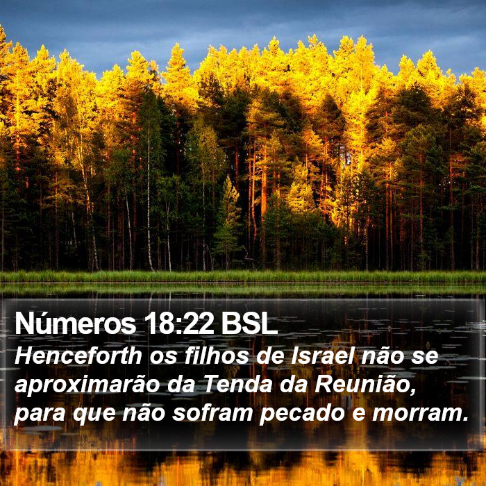 Números 18:22 BSL Bible Study