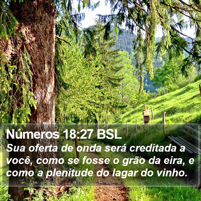 Números 18:27 BSL Bible Study
