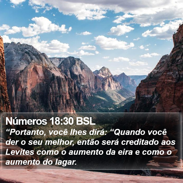 Números 18:30 BSL Bible Study