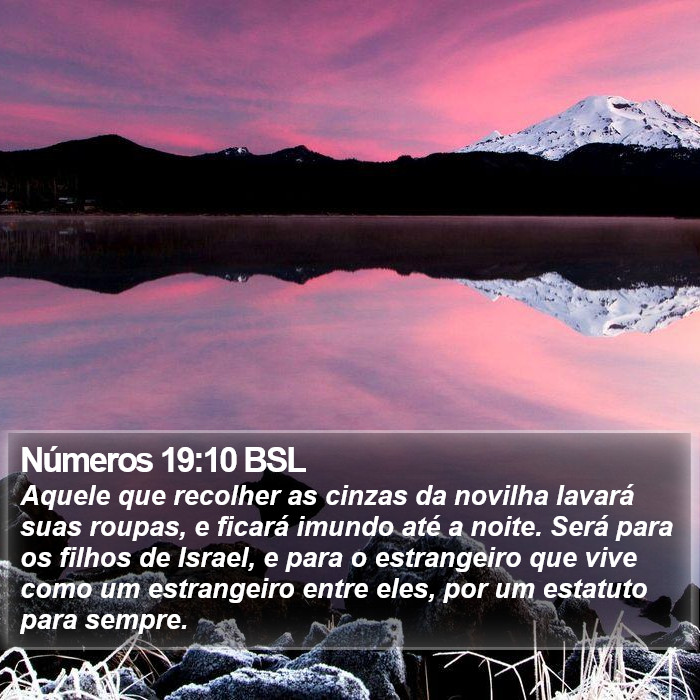 Números 19:10 BSL Bible Study