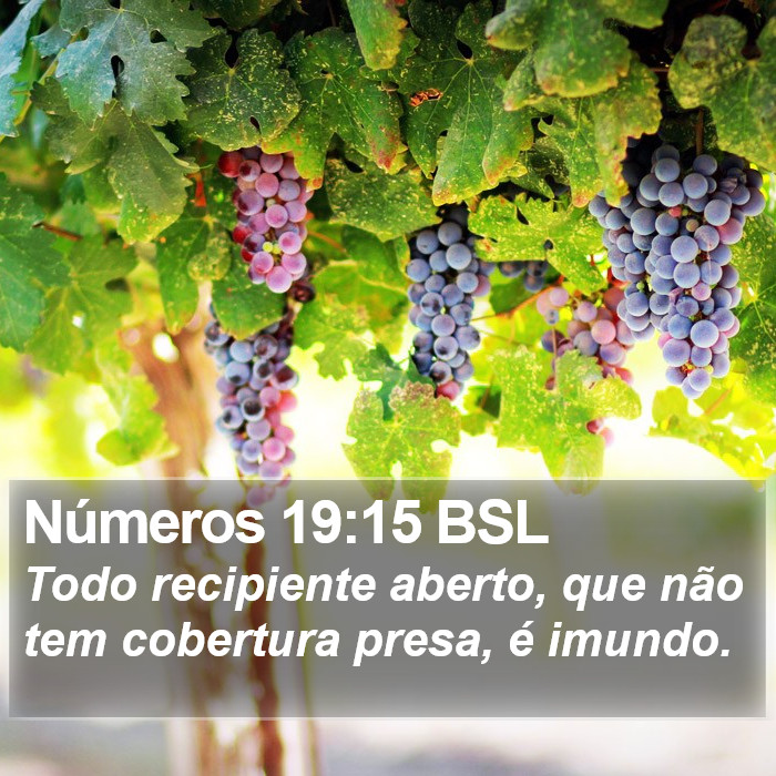 Números 19:15 BSL Bible Study
