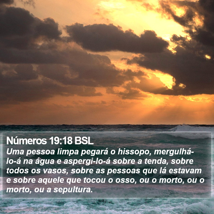 Números 19:18 BSL Bible Study