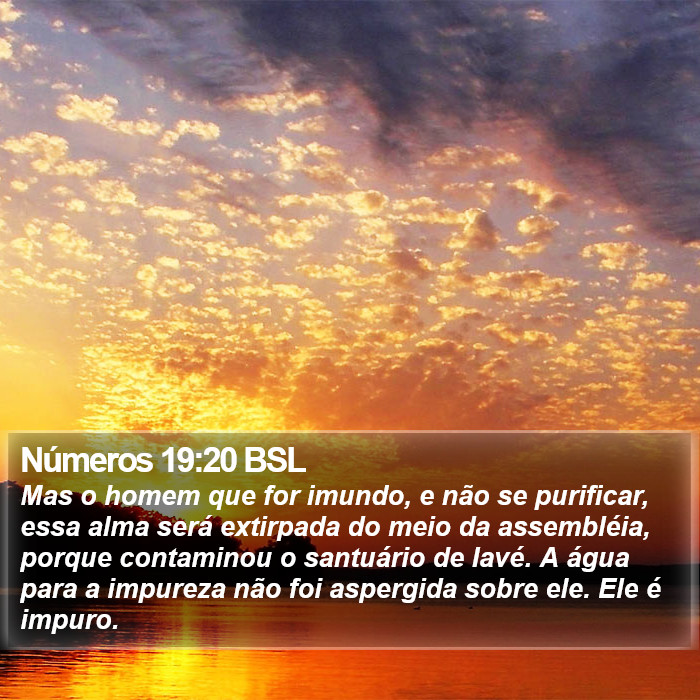 Números 19:20 BSL Bible Study