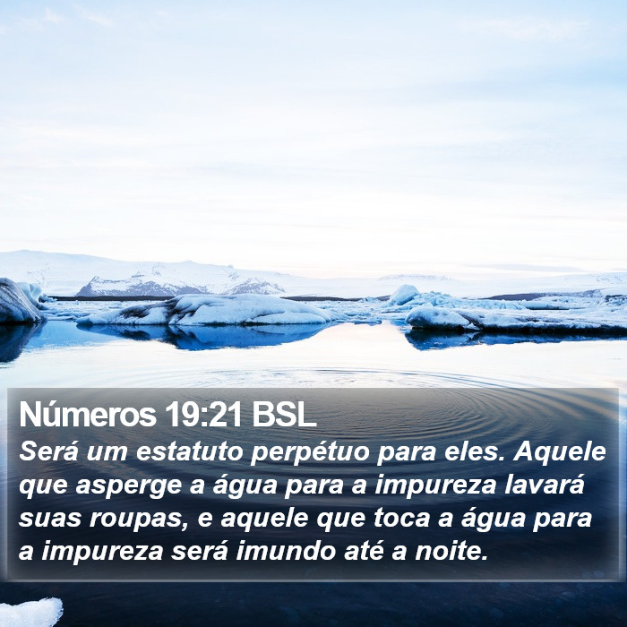 Números 19:21 BSL Bible Study