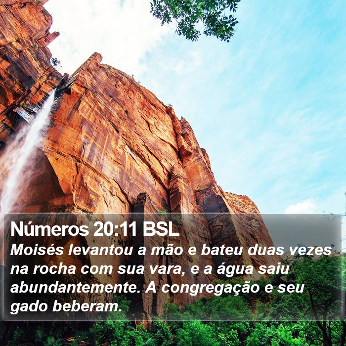 Números 20:11 BSL Bible Study