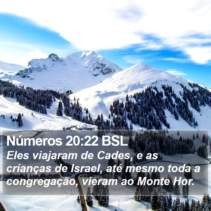 Números 20:22 BSL Bible Study