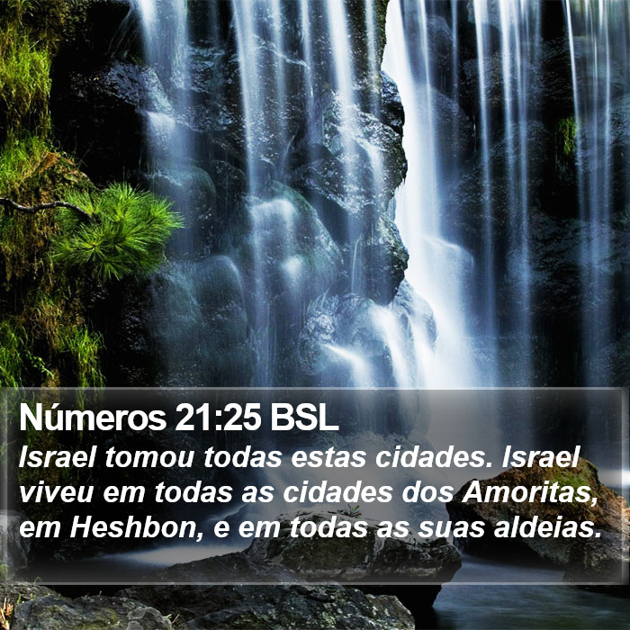 Números 21:25 BSL Bible Study