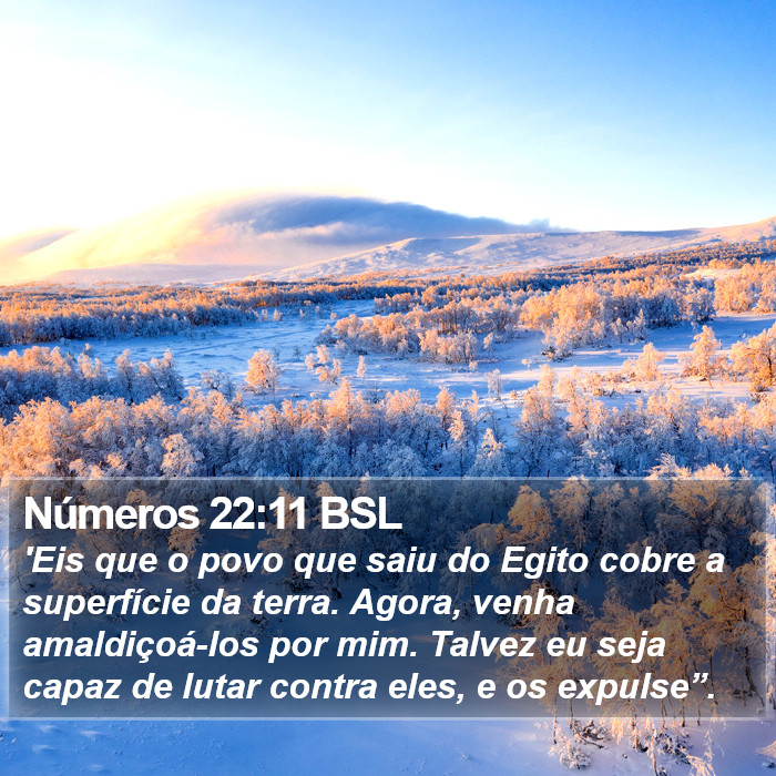 Números 22:11 BSL Bible Study