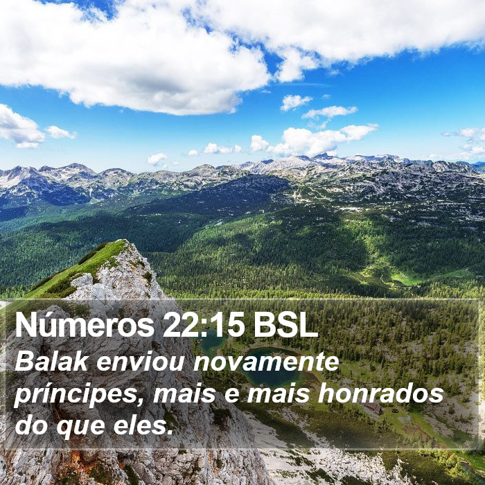 Números 22:15 BSL Bible Study