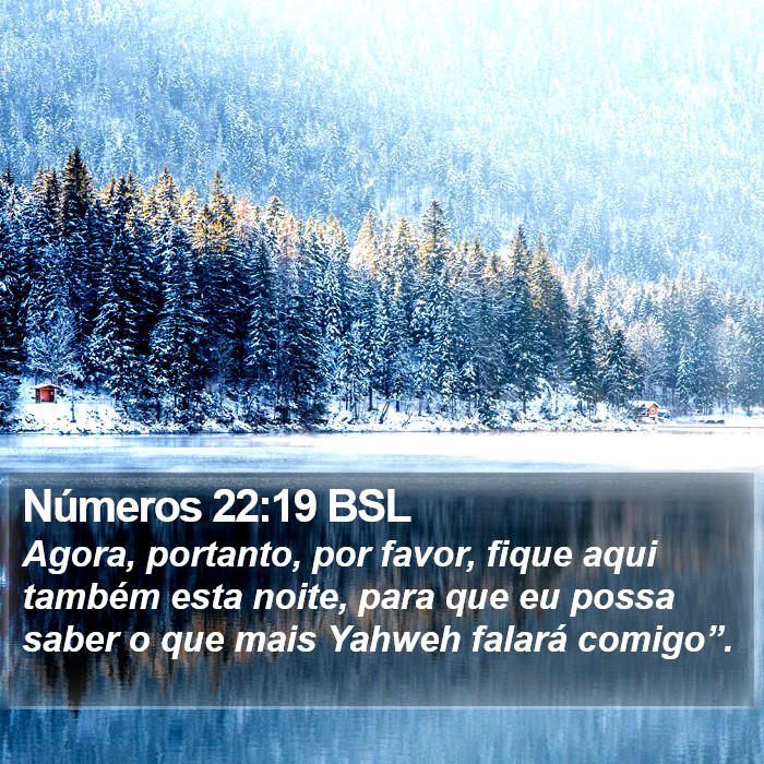 Números 22:19 BSL Bible Study