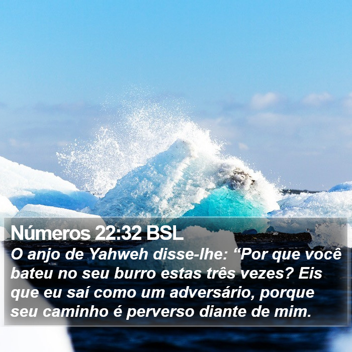 Números 22:32 BSL Bible Study