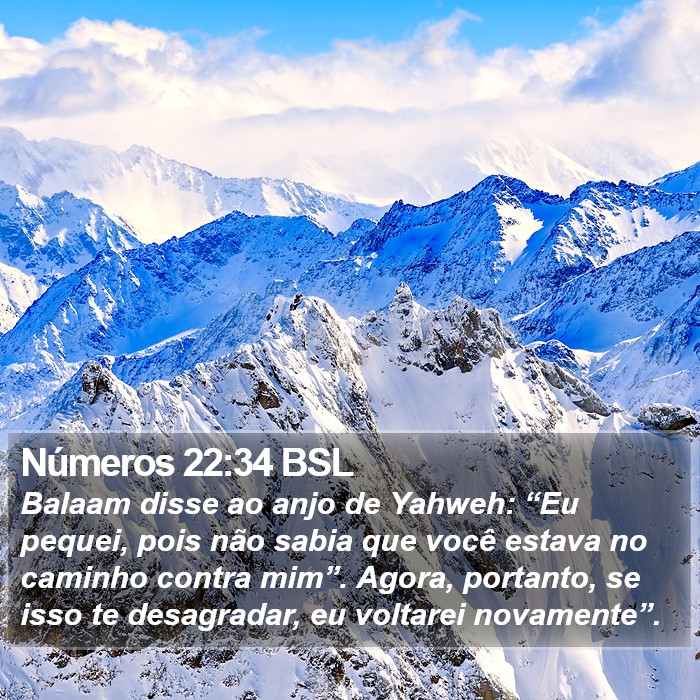 Números 22:34 BSL Bible Study