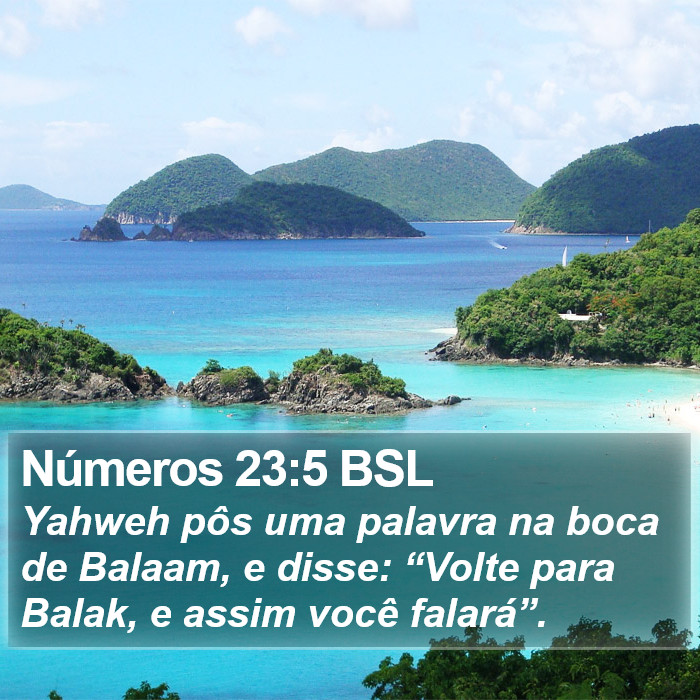 Números 23:5 BSL Bible Study