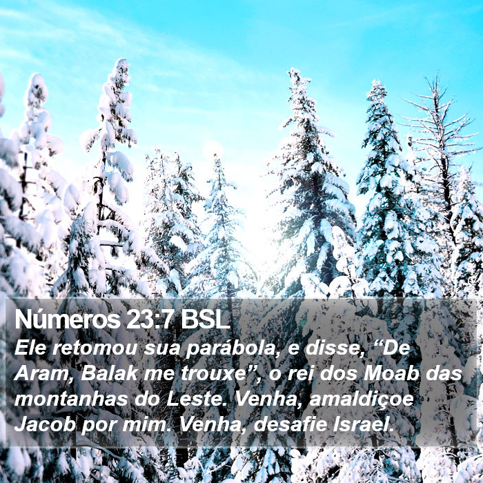 Números 23:7 BSL Bible Study